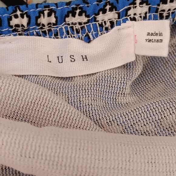 Lush Colorblock Maxi Dress Boho Y2K - Picture 7 of 8